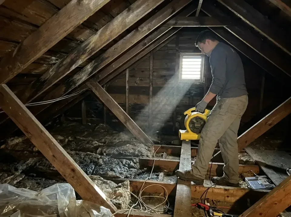 attic-water-damage-drying-proc-007 — frequently asked questions, Emergency Water Extraction & 24/7 Flood Response in Venice,…